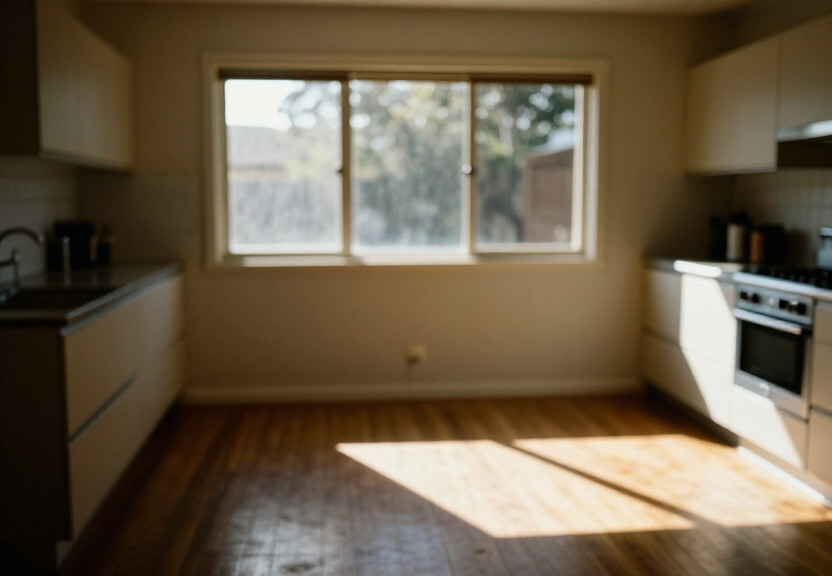 Clean, flea-free living room after treatment